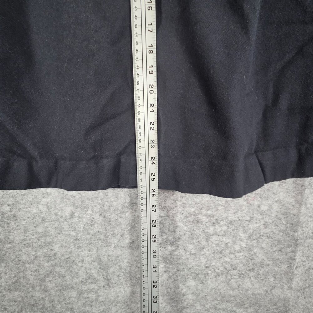 L.L. Bean Women’s Classic Fit Skirt Black Size 8 Button Front Preppy Academia - Picture 4 of 9